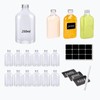BSDYCL 12 Pcs 250ml Plastic Bottles with Lids, Empty Reusable
