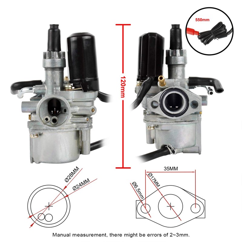 YAOBLUESEA Carburettor, 17mm