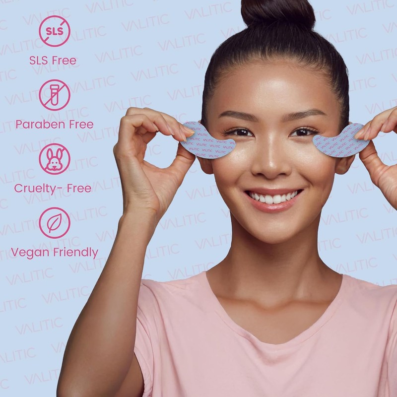 VALITIC - Mascarillas para debajo de los ojos, parches para