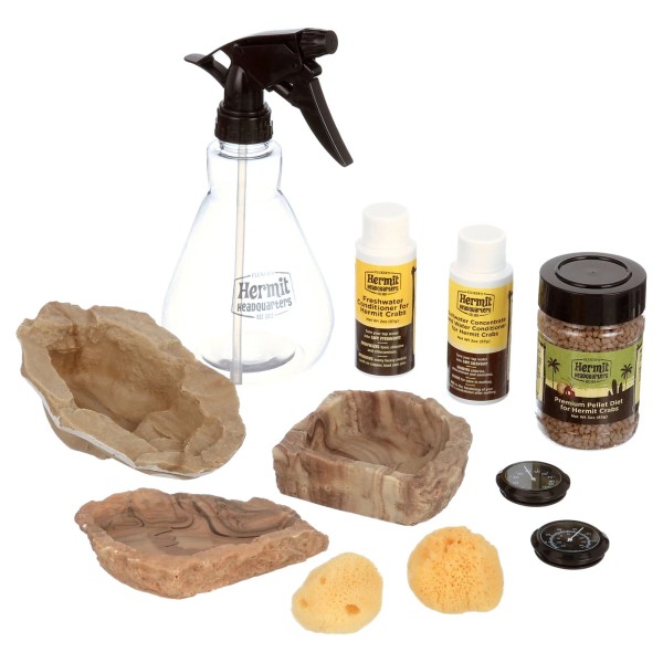 Unbranded Hermit Crab Starter Kit Including Necessary Essentials for Hermit
