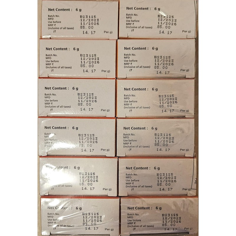 BIGEN Powder Hair Color, 6g - Black Brown N20 (Pack