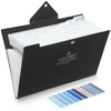 A4 Document Folder, Expanding Folder A4 with 200 Labels, 8