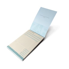 Zelo Desk Planning Pad for Daily Routine | A5 UK Produced Lined Tear-Out Writing Pads for Productivity, Fully Recyclable | Flipa Pad and A5 Notepad To Do List & Life Organiser (Routine)