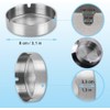 Ashtray Round Stainless Steel Ashtray 8cm Stainless Steel Ashtray 8