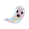 Smiffys 56500 Ghost Tableware, Party Plates x8, Unisex Adult, Multicoloured,