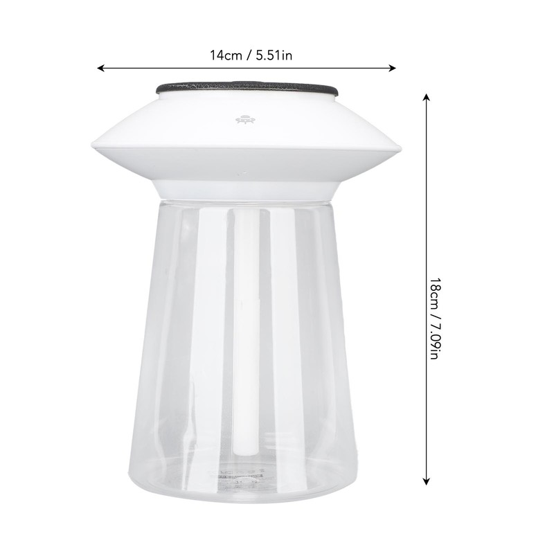 Humidifier Aroma Diffuser Mushroom Shape 760ml Capacity Rechargeable Home Decoration