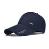 Cat Hand Men's Long Visor Cap, navy