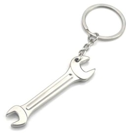 Roar Key Ring Wrench Tool – 7 cm Length – Fun Accessory for Craftsmen, DIY Enthusiasts and as a Gift, silver, Unit size