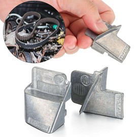 1 ペア カー スペア アクセサリー メタル ストレッチ ベルト リムーバー & インストーラー ツール、アルミニウム合金コンパクト ストレッチ ベルト メイト キット