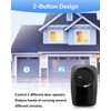 380UT Chamberlain klik5u-bk2 klik3u-bk Garage Door Opener Remote Clicker, 375UT