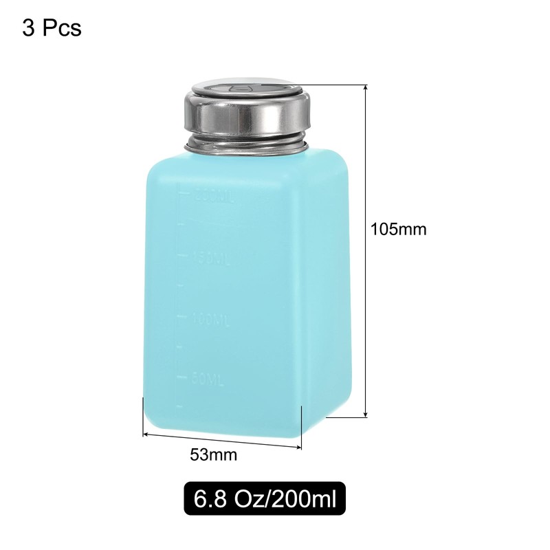 sourcing map Pack of 3 6.8 oz/200 ml Alcohol Press