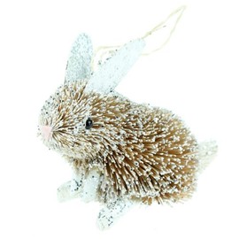 Bristle Rabbit Christmas Tree Decoration by Gisela Graham