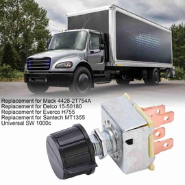 3 Speed Blower Switch, 35702 Car Blower Switch Rotary Air Conditioning Switch Replacement for Freightliner INM2G754A Car Switches Car Switches