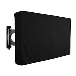 Meryado Funda para TV - Protector Universal Resistente a la Intemperie para televisores de Pantalla Plana - Se Adapta a la mayoría de Soportes y Soportes para TV - Negro (40" - 42")