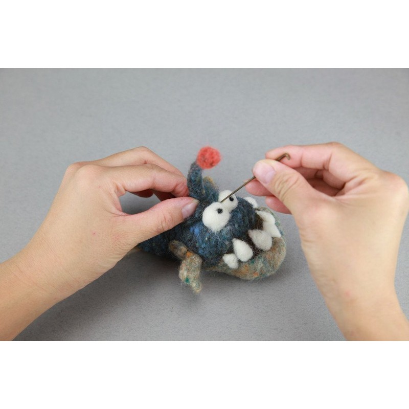Woolbuddy Needle Felting Angler Fish Kit