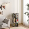 OSCHF Square Rotating Bookshelf Tower - 360 Spinning Display Corner
