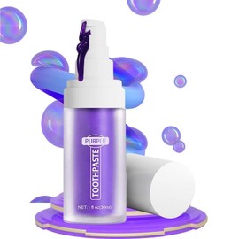 Purple Toothpaste, Purple Toothpaste, White Teeth, Purple Teeth Whitening Toothpaste, Whitening Toothpaste, Purple Toothpaste, White Toothpaste, Colour Corrector Toothpaste