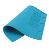 Silicone Soldering Mat with 25cm Scale Prevent Slipping Watch Repair