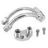 Tektall A/C Compressor Curved Manifold w/Adapter Fitting Compatible with Sanden
