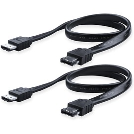 eSATA to eSATA Cable, 6Gbps SATA III Female to Female, Shielded External SATA Wire with Locking Latch, Hot Plug for HDD SSD Hard Drive Enclosure Optical Drive 100cm/3.3ft(2Pack)