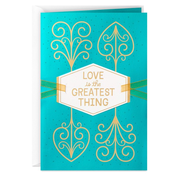Hallmark Love Card or Anniversary Card (Love is The Greatest Thing)