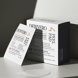 Duvero Dubero for peel pad hypoallergenic dead skin care peeling pad pore cleaning skin texture 4ml, 30 pieces / 듀베로 포 필 패드 저자극 각질케어 필링패드 모공청소 피부결 정돈 4ml, 30개
