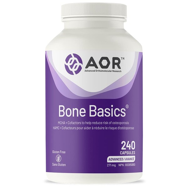 AOR AOR Bone Basics 271mg, 240 Capsules 40-Day Supply -