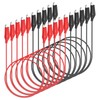 Goupchn 10PCS Alligator Clips Electrical Test Leads Dual Ended Crocodile