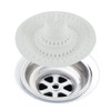 Meadow Lane Self-Sealing Hair Catcher for Multiple Drain Sizes, White