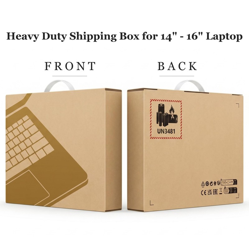 Laptop Shipping Box for 13-16 Inch Notebook with 3 Inflatable