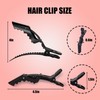 Dkpyt Alligator Hair Clips 18 Pack - Professional Hair Styling