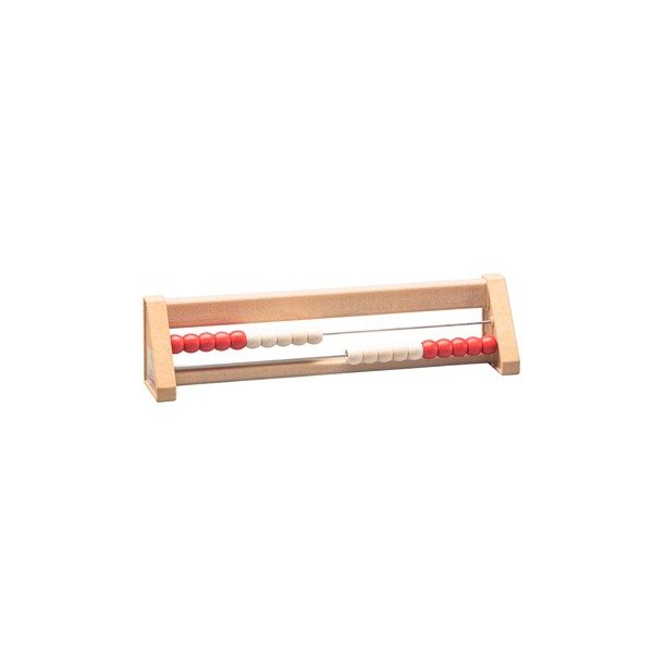 WISSNER® aktiv lernen - Abaco 20 numero spazio rosso/bianco - RE-Wood®
