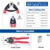 Muzata Cable Cutters Wire Cutters Heavy Duty Stainless Steel Wire