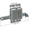 Garage Door Latch Kit for Interior or Exterior Use -
