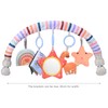 Bebamour Baby Pram Toys 0-36 Months Baby Travel Arch Stroller