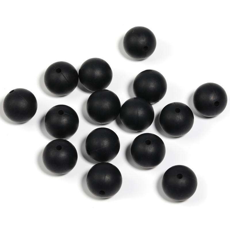 【B170】 Beads for DIY Projects: 15mm Round, Mixed Color, 30Qty