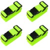 MAGARROW 2" Utility Luggage Straps with Buckle Adjustable, 4-Pack (Neon