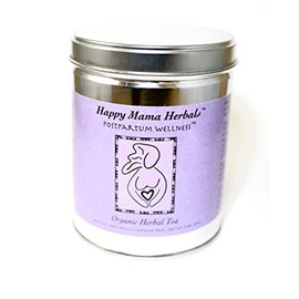 Happy Mama Herbals Postpartum Wellness Organic Herbal Tea, 2oz.