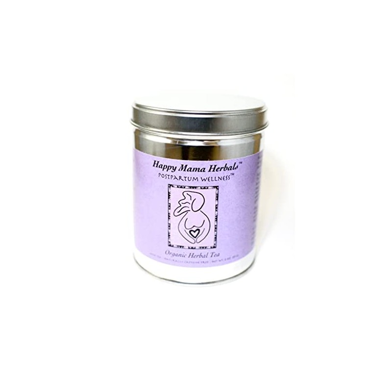 Happy Mama Herbals Postpartum Wellness Organic Herbal Tea, 2oz.