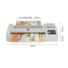 LYNICESHOP Thermal Laminator Machine, 13" Laminator Machine for A3/A4, 4
