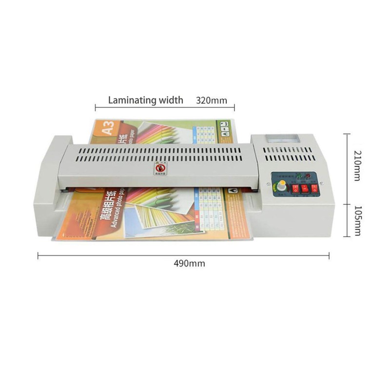 LYNICESHOP Thermal Laminator Machine, 13" Laminator Machine for A3/A4, 4