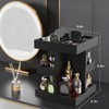 Cologne Organizer for Men Rotating Bathroom Counter Organizer, 3-Tier Solid