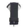 Waterproof Quartz Watch with Rubber Strap Adjustable 3 Hands Easy
