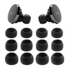 NANLANFAN Replacement Silicone Ear Tips for Denon Perl Pro Earbuds,