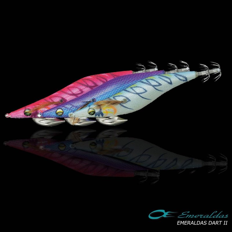 Daiwa Egi Emerald Dart II No. 3.5 Keimura Whorl Mandarin