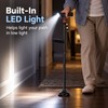 Adjustable Folding Walking Cane for Seniors – LED Light, SOS