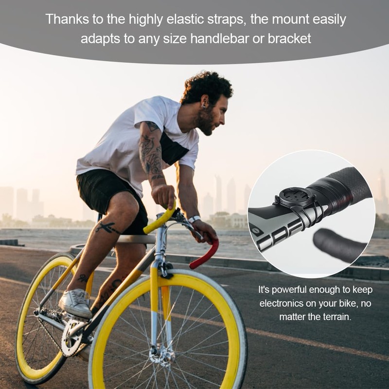 JTKREW GPS Bicycle Computer Holder, Bicycle Mount for Garmin GPS