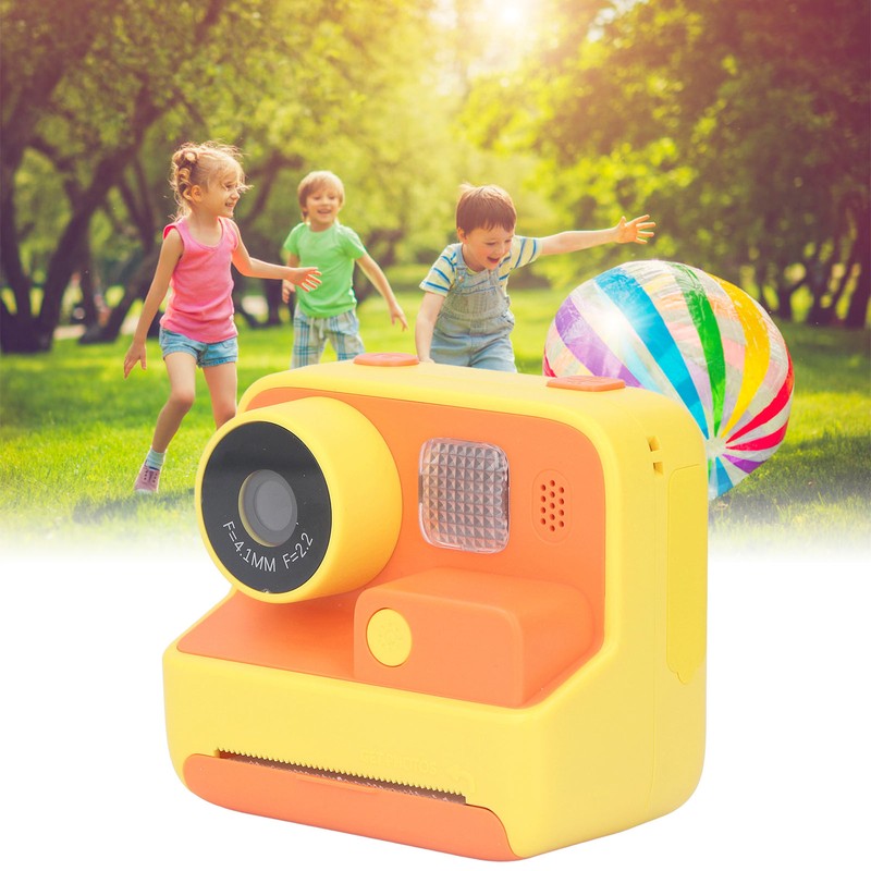 K27 Kids Instant Camera Front Rear Dual Lens Selfie Video