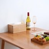 Tissue Box Cover Holder, Oak Wood Tissue Box Holder with