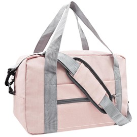 lifwimner Ryanair Hand Luggage Small Hand Luggage Bag for Airplane Foldable Travel Bag Weekender Bag for Men and Women, pink, Travel Duffle